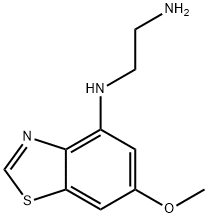1,2-Ethanediamine,N-(6-methoxy-4-benzothiazolyl)-(9CI) Structure