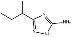 1H-1,2,4-Triazol-3-amine,5-(1-methylpropyl)-(9CI) 구조식 이미지