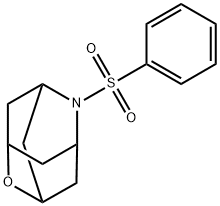 6-페닐술포닐-2-옥사-6-아자트리시클로[3.3.1.13,7]데칸 구조식 이미지