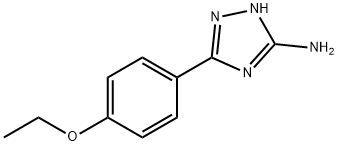 1H-1,2,4-Triazol-3-amine,5-(4-ethoxyphenyl)-(9CI) 구조식 이미지