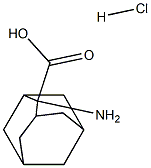 2-amino-Tricyclo[3.3.1.13,7]decane-2-carboxylic acid hydrochloride Structure