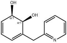 3,5-Cyclohexadiene-1,2-diol, 3-(2-pyridinylmethyl)-, (1R,2S)-rel- (9CI) Structure