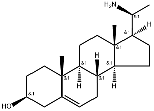 (20S)-20-Aminopregn-5-en-3β-ol Structure