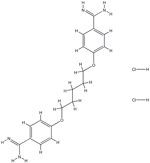 PentaMidine-d4 2HCl 구조식 이미지