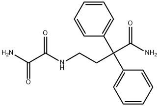 이미다페나신관련화합물2(N-(3-CarbaMoyl-3,3-Diphenylprofile)-OxaMide) 구조식 이미지