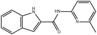 1H-Indole-2-carboxamide,N-(6-methyl-2-pyridinyl)-(9CI) 구조식 이미지