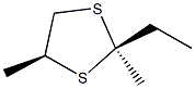 2α-에틸-2,4β-디메틸-1,3-디티올란 구조식 이미지