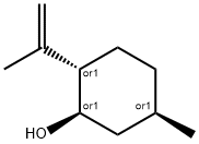 (±)-(1alpha,2beta,5alpha)-5-methyl-2-(1-methylvinyl)cyclohexan-1-ol 구조식 이미지