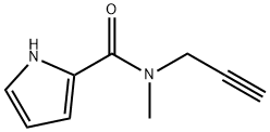 1H-Pyrrole-2-carboxamide,N-methyl-N-2-propynyl-(9CI) Structure