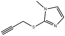 1H-Imidazole,1-methyl-2-(2-propynylthio)-(9CI) 구조식 이미지