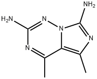 4,5-Dimethylimidazo[5,1-f][1,2,4]triazine-2,7-diamine Structure
