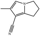 1H-Pyrrolizine-7-carbonitrile,2,3-dihydro-6-methyl-(9CI) 구조식 이미지