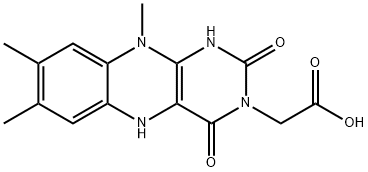 1,5-디히드로-N(3)-카르복시메틸루미플라빈 구조식 이미지