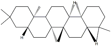 (8α,9β,13α,14β,17α,18β)-21,21-Dimethyl-29,30-dinorgammacerane Structure