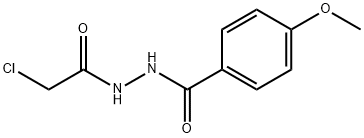 N''-(CHLOROACETYL)-4-METHOXYBENZOHYDRAZIDE Structure