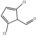 2,4-Cyclopentadiene-1-carboxaldehyde,2,5-dichloro-(9CI) Structure