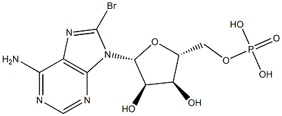 poly 8-bromoadenylic acid Structure