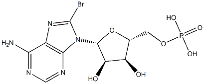 폴리8-브로모아데닐산 구조식 이미지