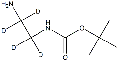 ETHYLENE-D4-DIAMINE-1-N-T-BOC Structure