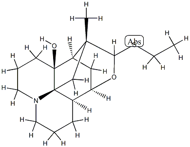 8-데옥소-8-(에틸티오)-10,11-디히드로아노틴 구조식 이미지