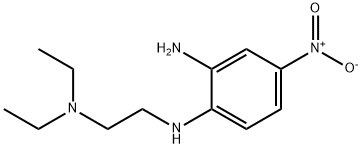 1-N-[2-(DIETHYLAMINO)ETHYL]-4-NITROBENZENE-1,2-DIAMINE Structure