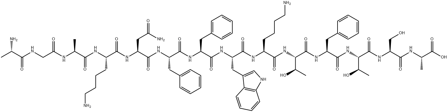 somatostatin, Ala(3,14)- Structure