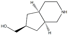1H-Cyclopenta[c]pyridine-6-methanol,octahydro-,(4a-alpha-,6-bta-,7a-alpha-)-(9CI) 구조식 이미지