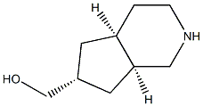 1H-Cyclopenta[c]pyridine-6-methanol,octahydro-,(4a-alpha-,6-alpha-,7a-alpha-)-(9CI) 구조식 이미지