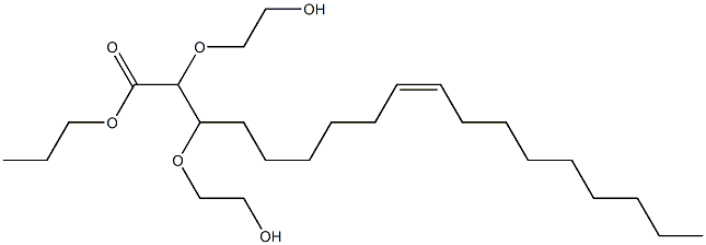 폴리(옥시-1,2-에탄디일),.알파.-하이드로-.오메가.-하이드록시-,에테르와1,2,3-프로판트리올모노-(9Z)-9-옥타데세노에이트(2:1) 구조식 이미지