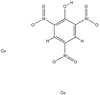 CUPRIC PICRATE X-HYDRATE Structure