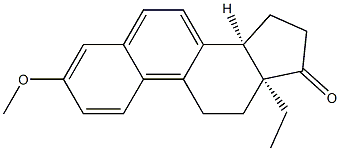 (14β)-13-Ethyl-3-methoxy-1,3,5,7,9-gonapenten-17-one 구조식 이미지