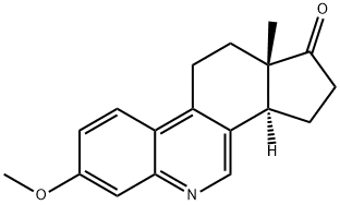 3-Methoxy-6-azaestra-1,3,5(10),6,8-penten-17-one 구조식 이미지