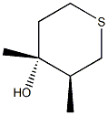 threo-Pentitol, 1,2,4,5-tetradeoxy-1,5-epithio-2-methyl-3-C-methyl- (9CI) 구조식 이미지