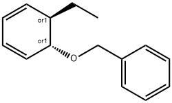 Benzene, [[[(1R,6R)-6-ethyl-2,4-cyclohexadien-1-yl]oxy]methyl]-, rel- (9CI) Structure