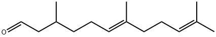 3,7,11-trimethyl-6,10-dodecadienal 구조식 이미지