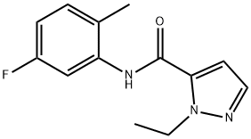 1H-Pyrazole-5-carboxamide,1-ethyl-N-(5-fluoro-2-methylphenyl)-(9CI) 구조식 이미지