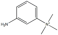 3-trimethylammonium aniline 구조식 이미지