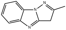 3H-Pyrazolo[1,5-a]benzimidazole,2-methyl-(9CI) Structure