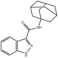 N-Tricyclo[3.3.1.13,7]dec-1-yl-1H-Indazole-3-carboxaMide Structure