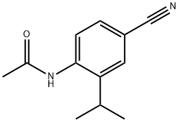 4-Cyano-2-isopropylacetanilide Structure