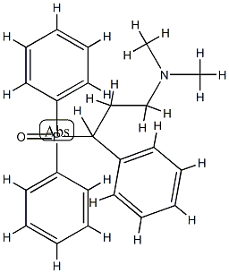 디페닐[α-[2-(디메틸아미노)에틸]벤질]포스핀옥사이드 구조식 이미지