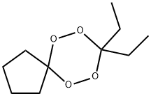 6,7,9,10-Tetraoxaspiro[4.5]decane,8,8-diethyl-(9CI) Structure