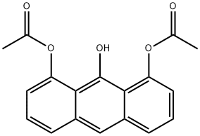 dithranol 1,8-diacetate Structure