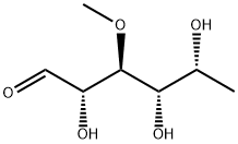 6-Deoxy-3-O-methyl-D-talose Structure