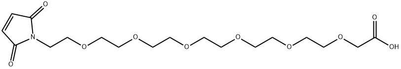 Mal-PEG6-CH2COOH Structure