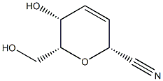 D-자일로-헵트-3-에노노니트릴,2,6-안히드로-3,4-디데옥시-(9CI) 구조식 이미지