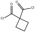 1,1-사이클로부탄다이카보닐다이클로라이드(9CI) 구조식 이미지