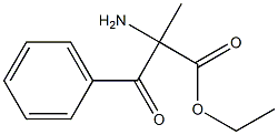 페닐알라닌,-alpha-methyl-bta-oxo-,에틸에스테르 구조식 이미지