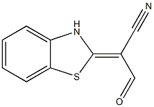 2-Benzothiazoleacetonitrile,alpha-(hydroxymethylene)-(9CI) Structure