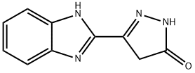 3H-Pyrazol-3-one,5-(1H-benzimidazol-2-yl)-2,4-dihydro-(9CI) Structure